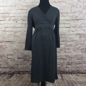 Maternity Charcoal Knit Dress